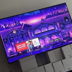 2020 Roku 55 Inch Slim TV . Comes With Wall Mount 