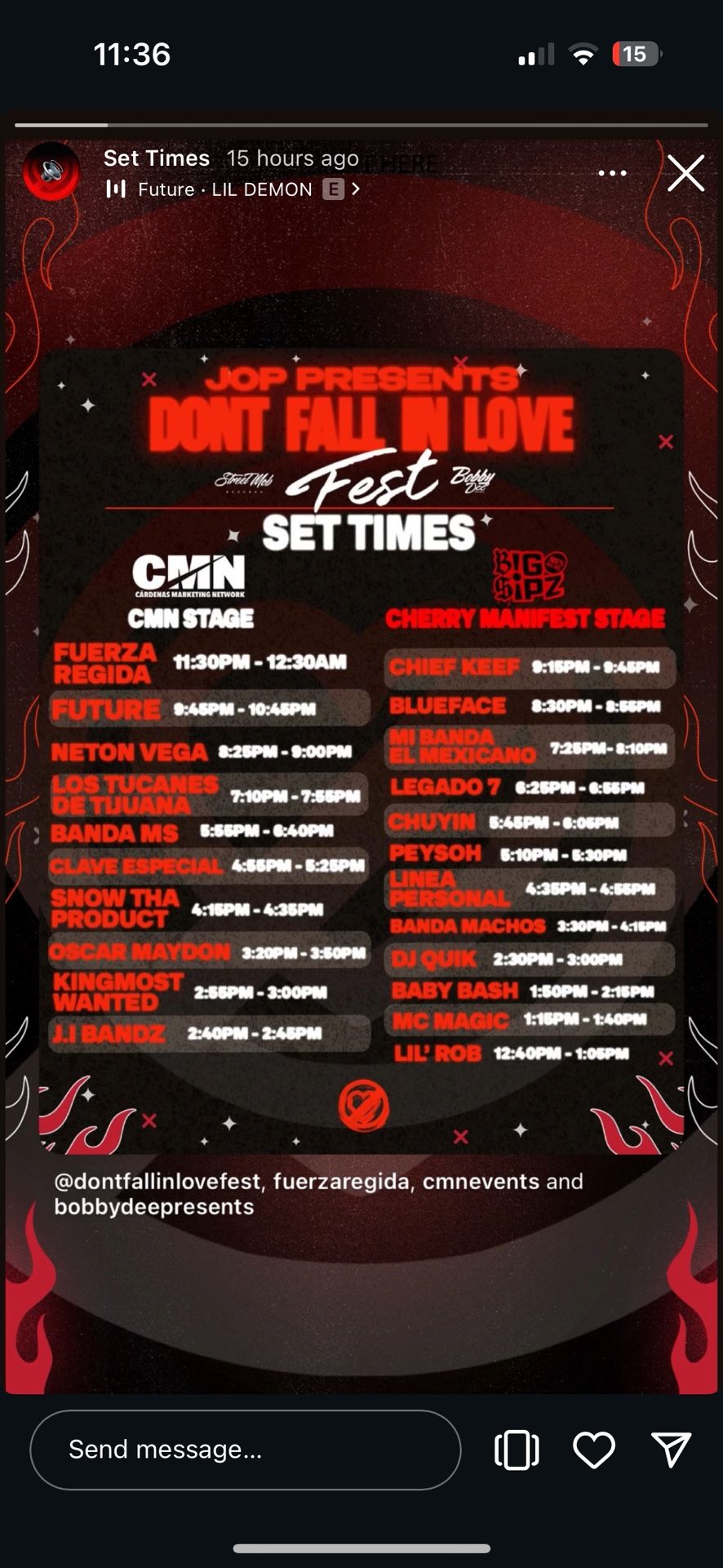 Dnt Fall In Love Fest V.I.P