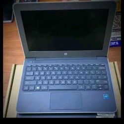 ( Laptop ) HP stream 11 pro G5

Intel Celeron 1.1ghz
Windows 11 pro 

Webcam 

4gb ram 

60gb SSD 