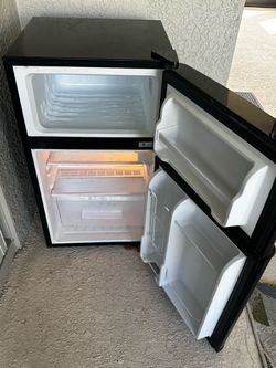 Haier 3.2 Cu. Ft. Mini Fridge with Separate Freezer – Black