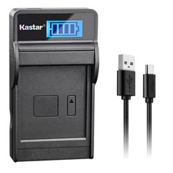 Kastar Slim LCD Charger for Nik EN-EL9, ENEL9, EN-EL9a, ENEL9A, MH-23 and Nik D3000, D5000, D40, D60, D40X SLR Cameras