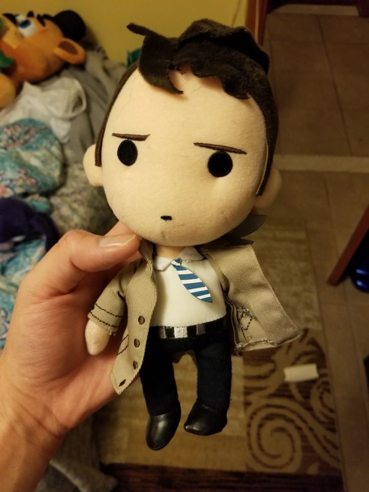Supernatural Castiel chibi plush toy collectors item