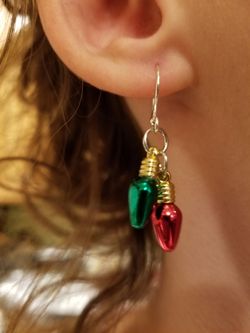 Christmas earrings