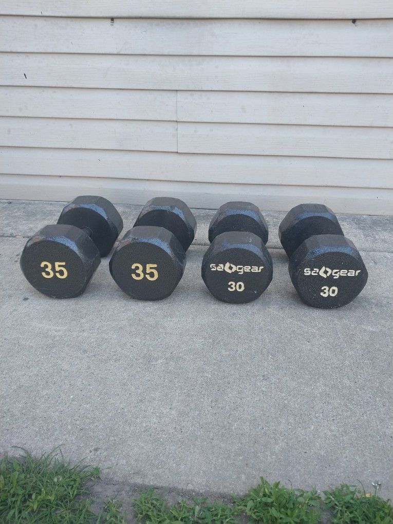 Hex Dumbbells Sets 35lbs,30lbs