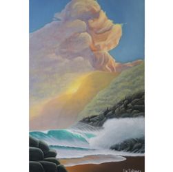 Ocean Oil Painting 24x36