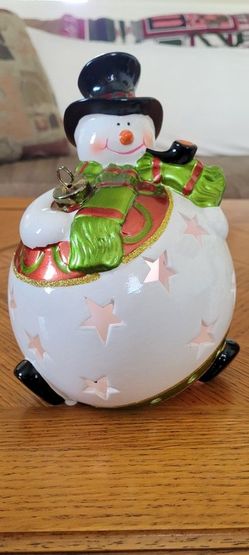 Lighted Snowman