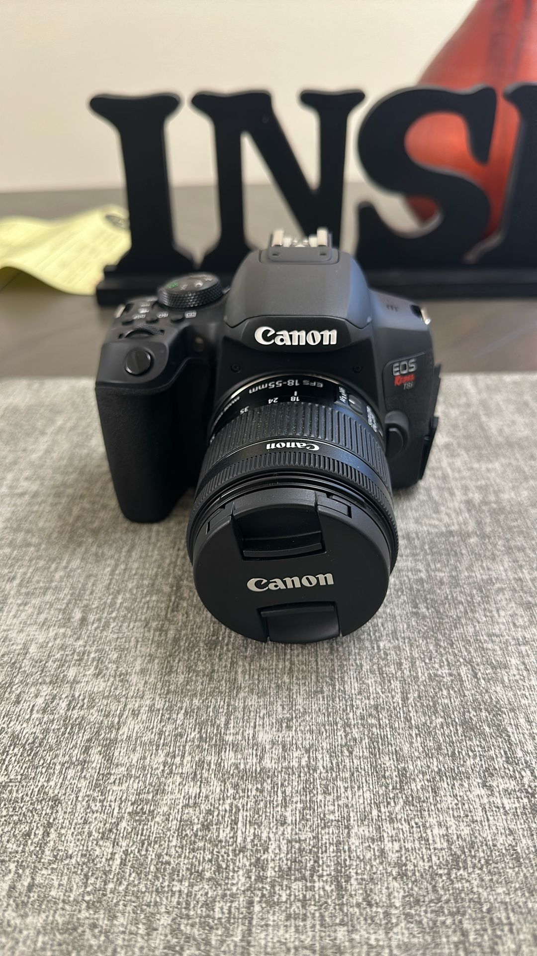 Canon Rebel T8i DSLR – Like New + Lens, Case, Tripod, SD Card