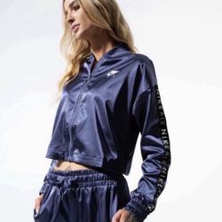 Nike Track Air Women's Satin Track Jacket Size Large
