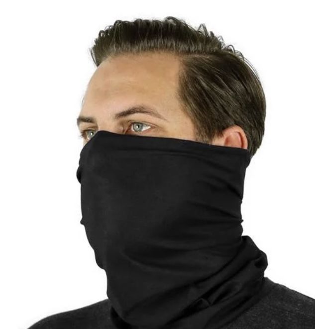 new Black Mens Tactical Face Mask Scarf Covid Mask Thin Breatheable Winter Warm