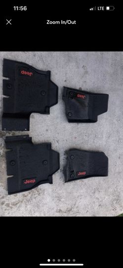 Jeep Wrnagler Weather Matts