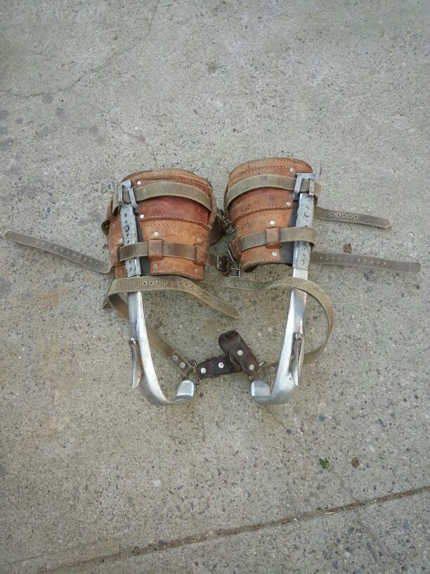 Lineman climbing hooks