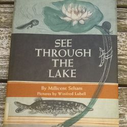Old Book 1958 "See Through The Lake"