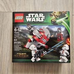 LEGO Star Wars: Republic Troopers Vs. Sith Troopers (75001) New & Sealed Retired