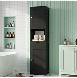 Black bathroom cabinet bk-x-0-3