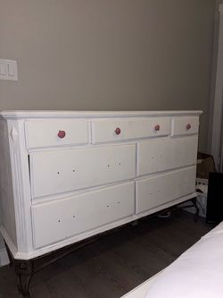 white dresser