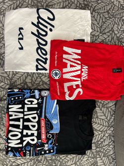 Lot of 3 new Clippers SGA shirts
