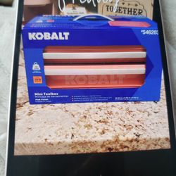 Kobalt Mini 10.83-in 2 Drawer Pink Steel Toolbox 