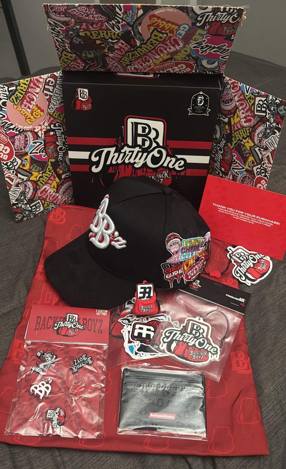 31 Hats Backpack Boyz