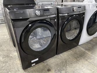 🔥$995 Your Choice Black Or White Color! Samsung Washer And Gas Dryer Set🔥