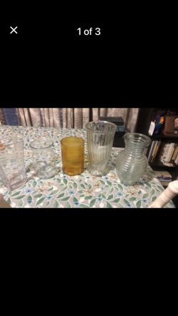5 vases new 20.00 bucks for all 🌷