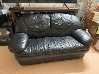 Black Leather Sofas For Sale