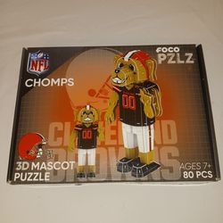 Cleveland Browns Chomps NFL 3D mascot puzzle