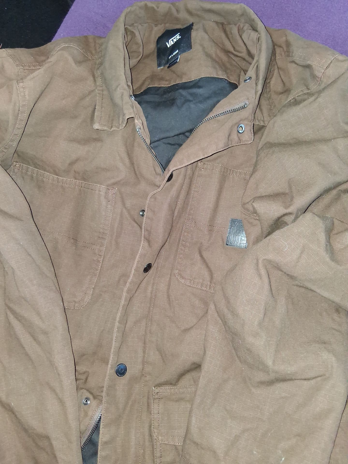 Brown Vans Jacket Size XXLarge