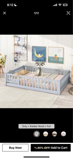 Toddler bed w mattress full size new