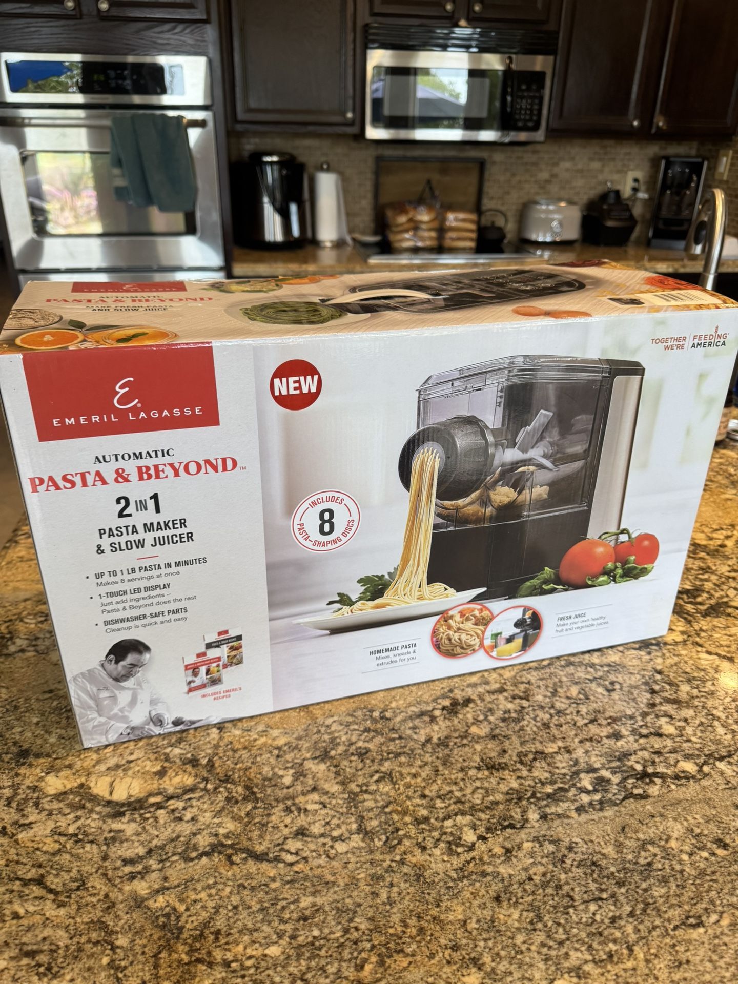 Emeril Lagasse Pasta Beyond Pasta Machine Juicer/Frozen Dessert Meat