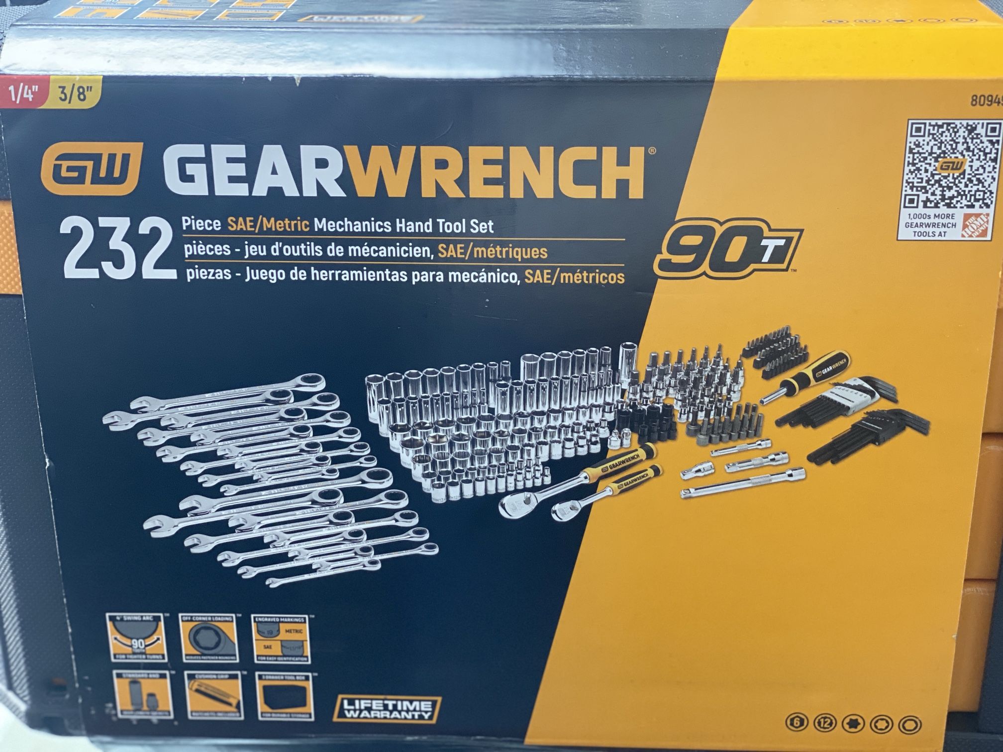 Metric Master Mechanics Tool Set GearWrench