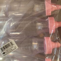 Pink Baby Bottles For Favors