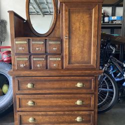 Antique Apothecary Victorian dresser