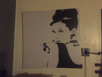 Cool Audrey Hepburn canvas Large