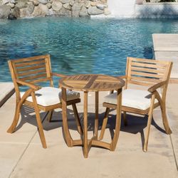 $140  PATIO/BALCONY SET FOR 2 (Table + Chairs)