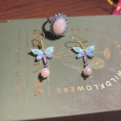 Dangly Butterfly earrings 
