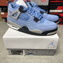 Air Jordan Retro 4 “University Blue” Men’s Size 9.5