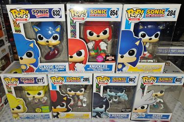 Funko Pop Sonic the Hedgehog Bundle Set of 7