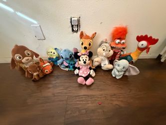 Disney stuffed toy & musical/ dancing toys- lot of 12
