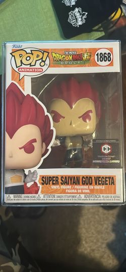 🔥Chalice Exclusive SUPER SAIYAN GOD VEGETA FUNKO POP #1868