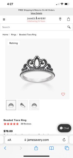 Beaded Tiara Ring