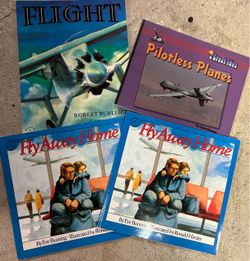 Aviation themed books bundle of 4