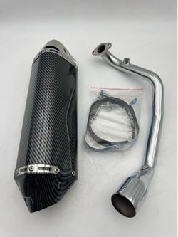GY6 Exhaust System Yamaha GY6 zuma 200cc tank 200 Efi Scooter Yoshimura Muffler