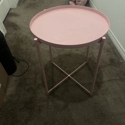 Pink Side Table 