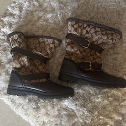 Coach Winter Boots Size 11