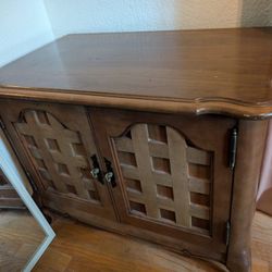 Storage Cabinet Or End Table - vintage 