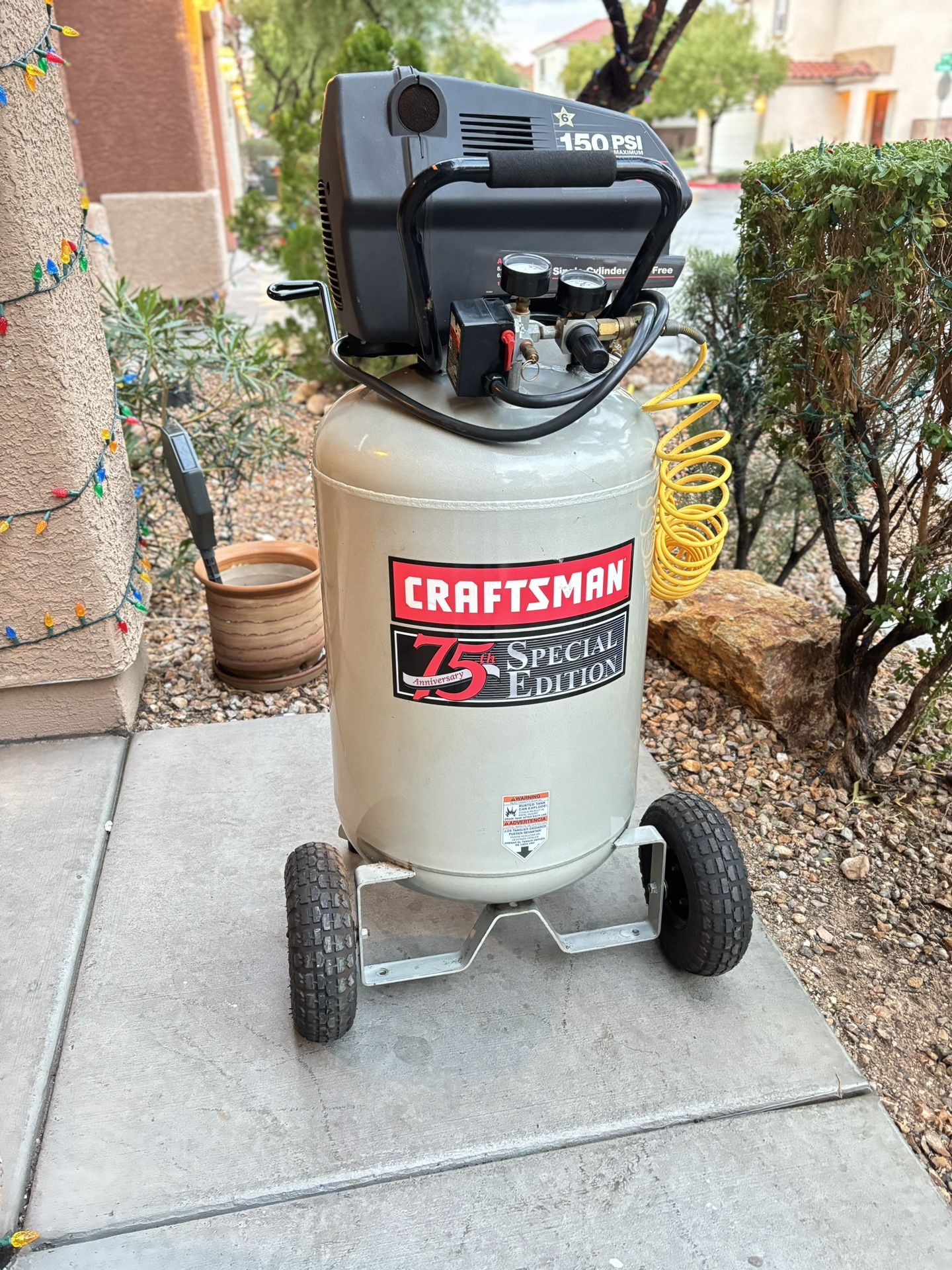 CRAFTSMAN 75th EDITION 30 GAL 6 HP AIR COMPRESSOR EXCELLENT CONDITION for Sale in Las Vegas NV OfferUp