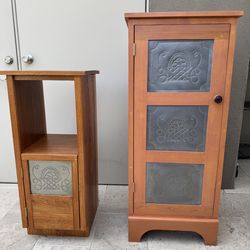 Wooden cabinets