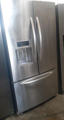 Kitchen Aid 3-Door Stainless Steel Refrigerator
