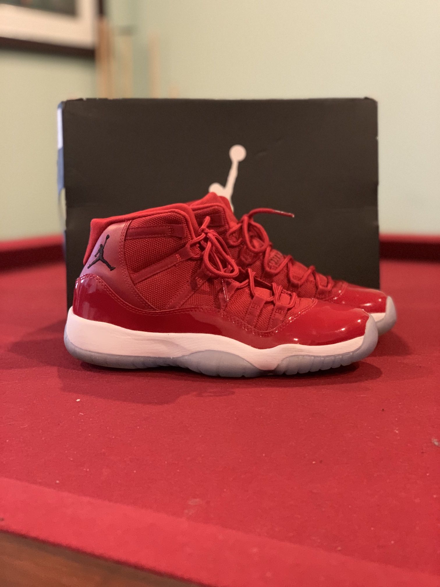 2017 Nike Air Jordan XI Retro 11 WIN LIKE '96 "Gym Red" 