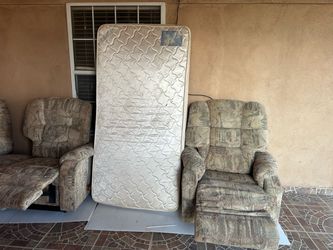 Sofas and mattress